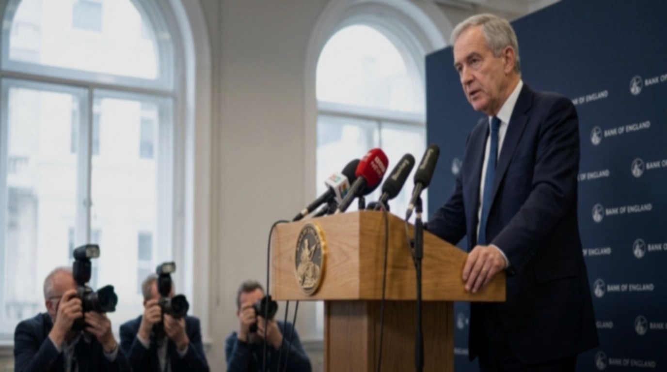 Bank of England governor speaking at press conference